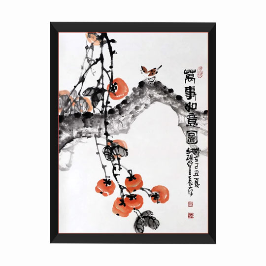 Qi Baishi Modern Gongbi Chinese Painting Posters